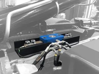 2. MODULO DI PESATURA INSTALLATO SOPRA IL TELAIO